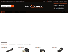 Tablet Screenshot of pro4matic.com